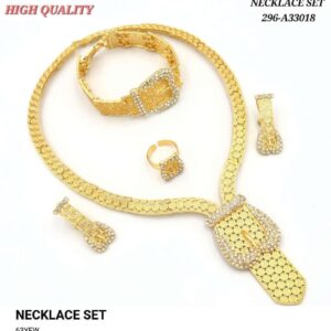 Upgrade your jewelry collection with the Necklace Set 2026 from Amalfashion. Crafted with premium gold-plated polish and sparkling stone accents, this set offers a perfect blend of elegance and style. Ideal for weddings, parties, festive occasions, or gifting, it ensures you stand out with sophistication and charm. Key Features: Premium gold-plated finish for lasting shine Sparkling stones for luxurious detailing Elegant and modern design for all occasions Comfortable for long wear Perfect gift for loved ones Add this trending 2026 necklace set to your collection and shine at every occasion!
