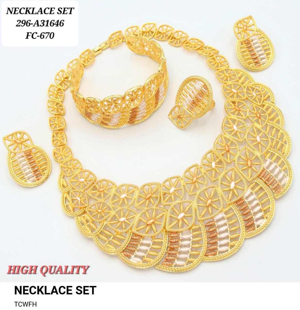 Necklace Sets with Premium Gold-Plated Finish – Elegant & Stylish Designs | Amalfashion